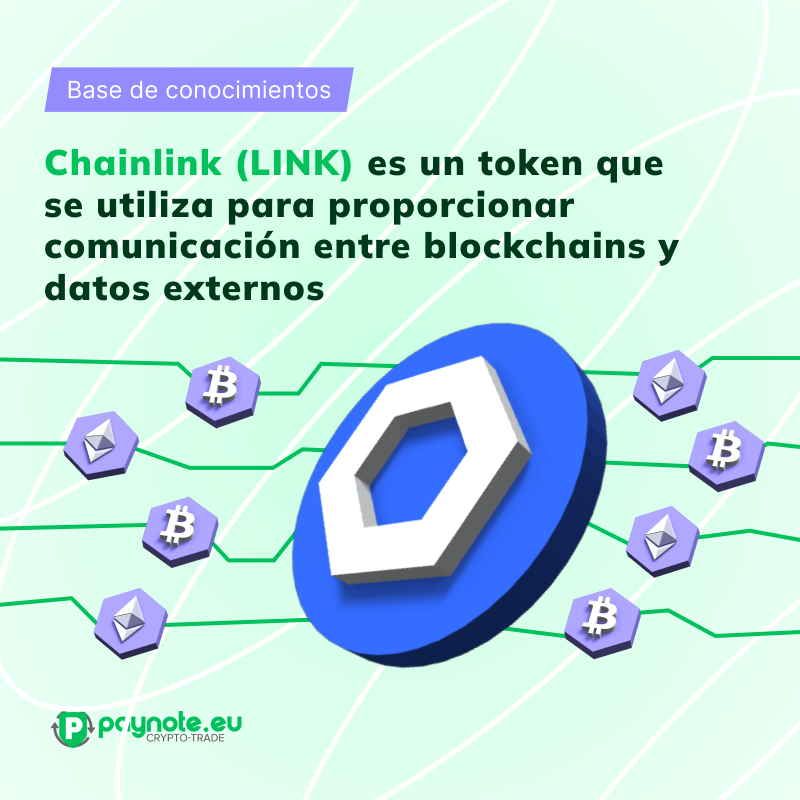 Chainlink (LINK) permite que los contratos inteligentes accedan a datos externos, ampliando sus capacidades más allá de la cadena de bloques y haciendo que la tecnología sea más adaptable y funcional.