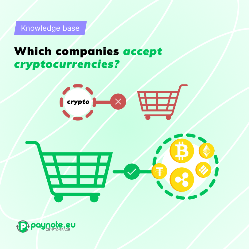 Which companies accept cryptocurrencies